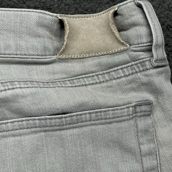 Ralph‎ Lauren 400 Jeans Women Size 32x26 Gray Skinny Mid Rise Made in Italy - Picture 4 of 9